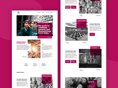 Agrani NGO design graphicdesign indian ui ui design web website website design