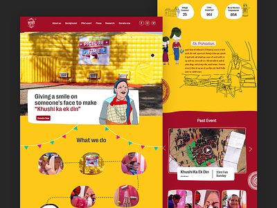 Khusi ka Ek Din art indian ngo traditional uttrakhand website design women empowerment women happiness womens day