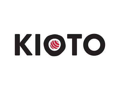 Kioto Sushi // LOGO DESIGN fish flat kioto logo modern redesign rolls sleek smart sushi