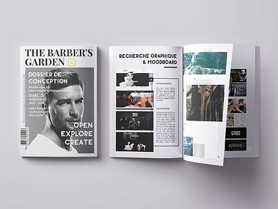 The Barber's Garden magazine print