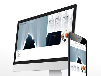 BULKHOMME - corporate site - cosme design pc simple ui web