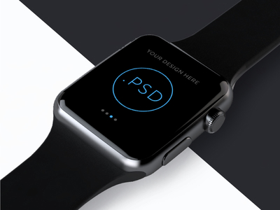 Watch Apple Mockup PSD