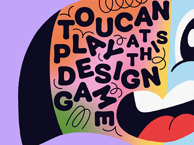 Overtime: Toucan Play At This (Design) Game bird cartoon fun playful toucan tropical type