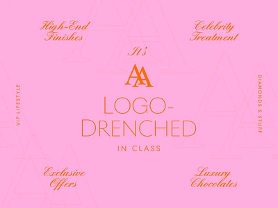 Overtime: A Logo Drenched in Class brand celebrity lifestyle design exclusive fine art high class high end logo luxury parody