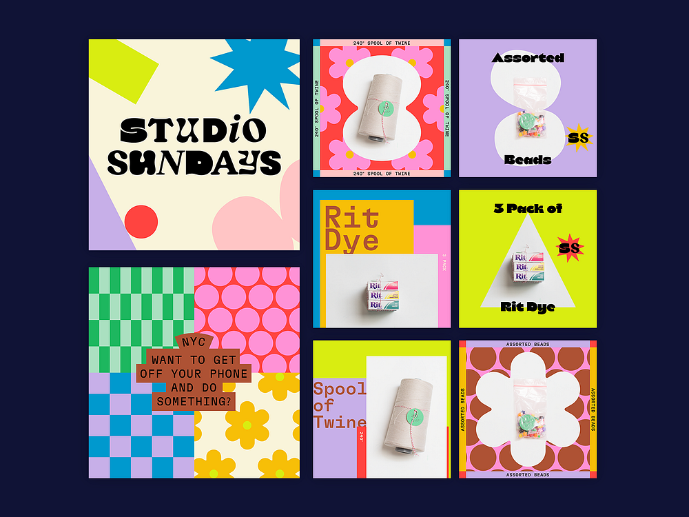 Social Media Templates by Meg Lewis on Dribbble