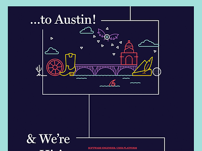 Condé Nast Austin animation austin color illustration publishing serif typography vector web