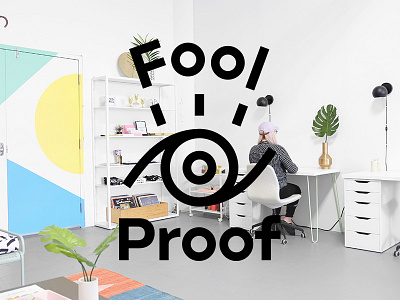 Fool Proof Interior + Brand brand branding bright colorful experience graphic design interior design logo shapes