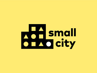 Small City Logo branding clean geometric geometry logo simple