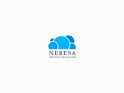 Nebesa beauty bogdanov brand branding clean identity logo logotype mark minimal nebesa white