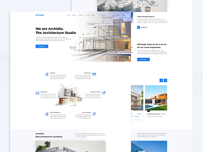 Architecture Corporate Company website