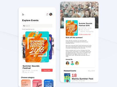 Events App Concept