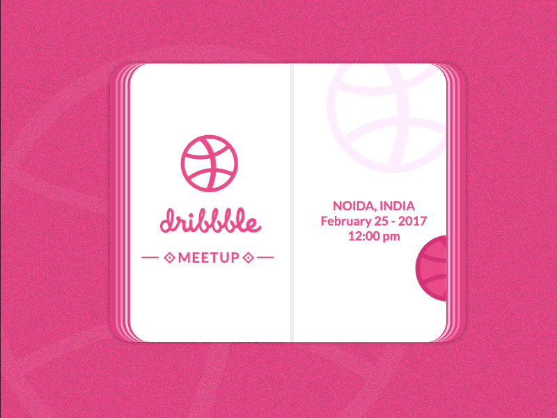 Dribbble Meetup delhi meetup dmw17 dribbble meetup invite meetup meetup noida noida webkul