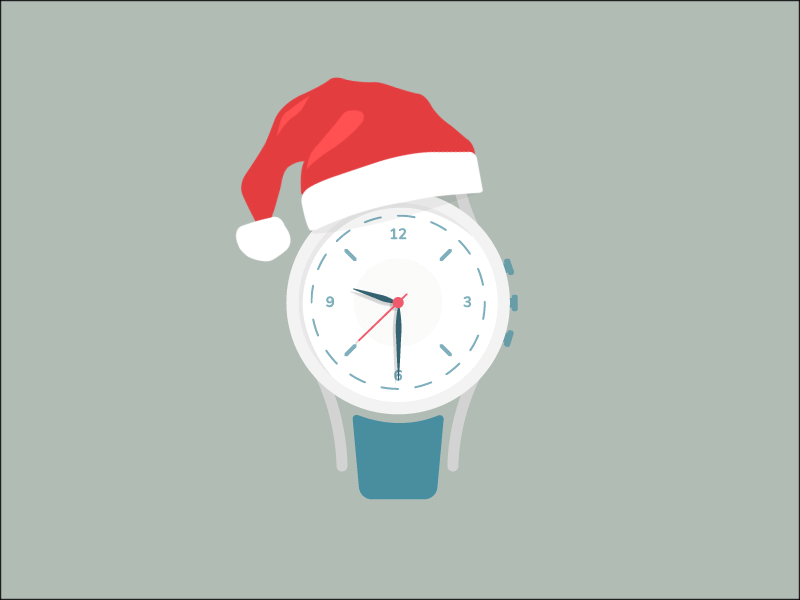 Waiting For Christmas animation christmas flat gif motion watch webkul