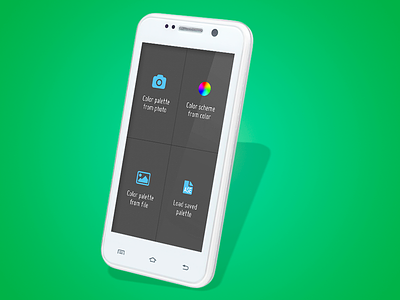 ColorSeek - Dashboard android app color creatives design designers illustrators ui user interface