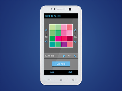 ColorSeek App - Photo to Palette android app color creatives design designers illustrators ui user interface
