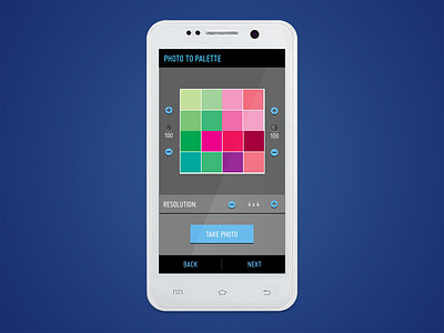 ColorSeek App - Photo to Palette android app color creatives design designers illustrators ui user interface