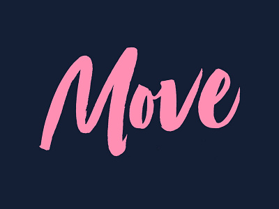 Move - Brand Identity branding creative handwritten logotype move recruitment studio lovelock typography visual identity