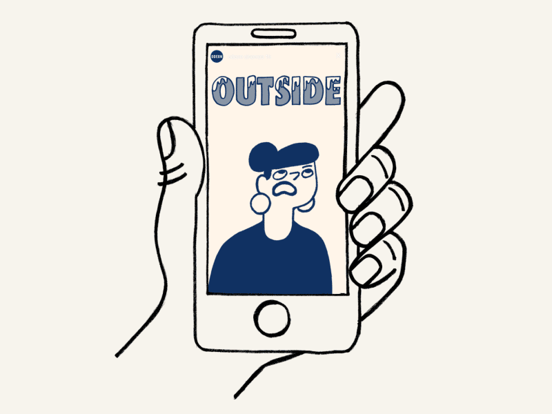 'You're better off inside' animation campaign cinemas illustration instagram odeon social media stories strategy