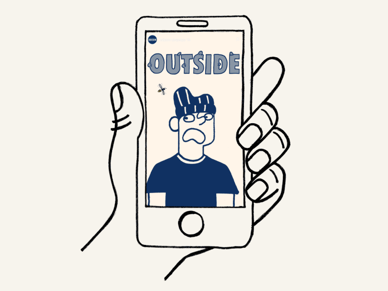 'You're better off inside' animation campaign cinemas illustration instagram odeon social media stories strategy