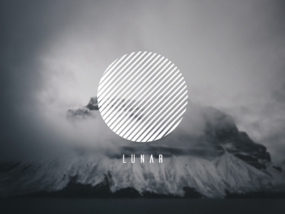 LUNAR Logo Design geometric logo minimal