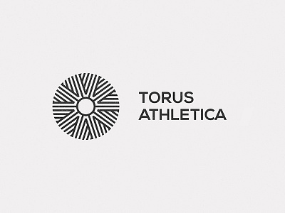 TORUS ATHLETICA Logo Design branding geometric logo minimal visual identity