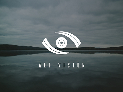 ALT VISION Logo Design branding eye geometric geometry logo minimal visual identity