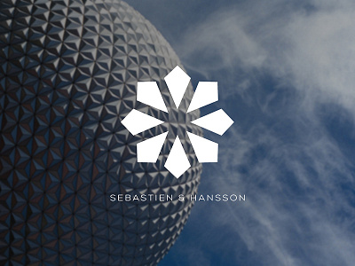SEBASTIEN & HANSSON Logo Design branding geometric geometry logo minimal visual identity