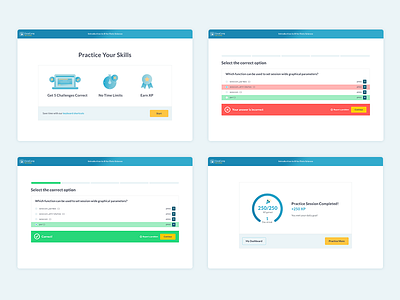 Practice mode is launched! 🚀 datacamp datascience practice ui ux webdesign