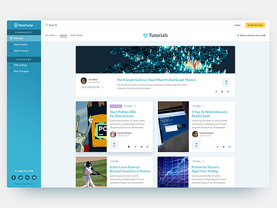 New DataCamp Community! blog community datacamp datascience ui ux