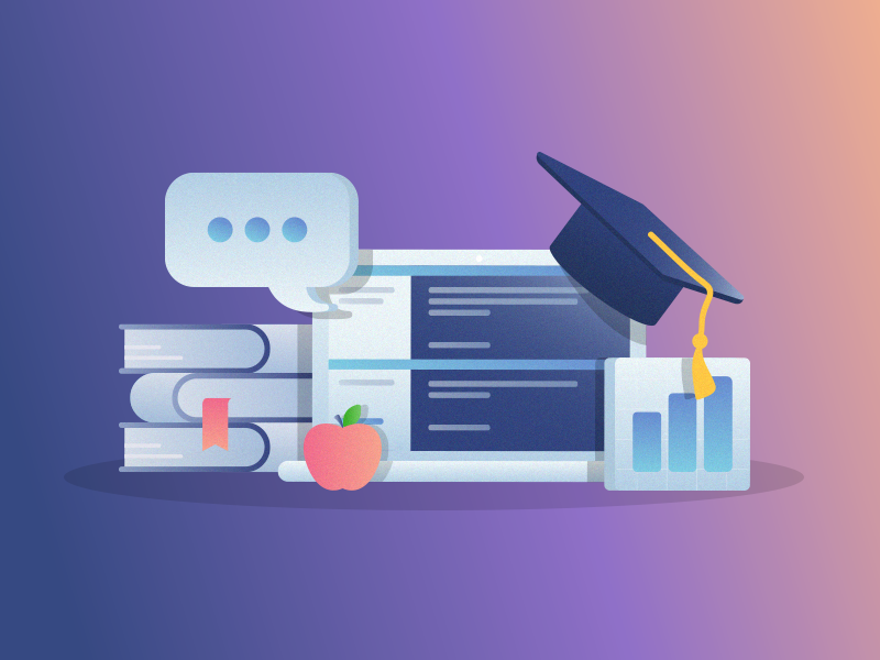 Future of Education by Adrien Duchateau for DataCamp on Dribbble