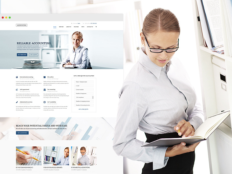 Accounting - WP Business theme for Accountants themeforest theme wordpress accounting