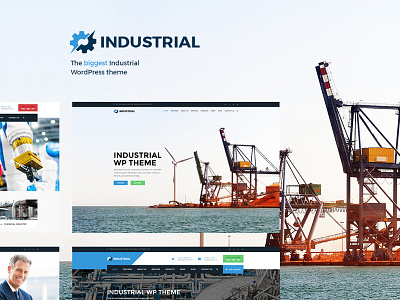 Industrial - Manufacturing WordPress Theme