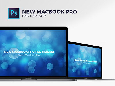 New MacBookPro PSD Mockup