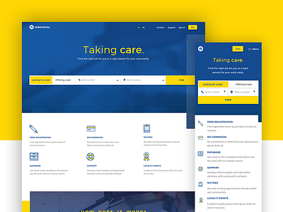 Jobs portal UI design jobs portal ui