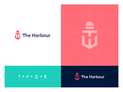 The Harbour Logo branding design icon illustration logo minimal ui vector website