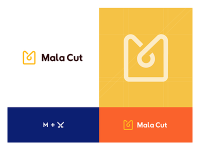 Mala Cut Logo branding design icon illustration illustrator logo minimal ui vector