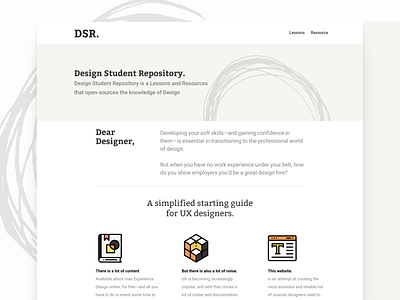 Design Student Repository Homepage app apple clean design exploration flat illustration ui ux