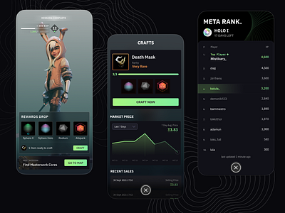 NFT Game Interface