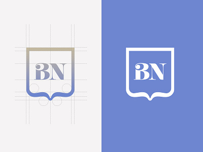 BN Logo Design brand branding design icon logo logotype mark vector