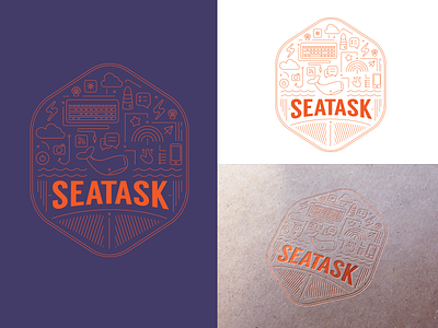 Seatask art design graphic illustration internet love mobydick play sea sketch vector world