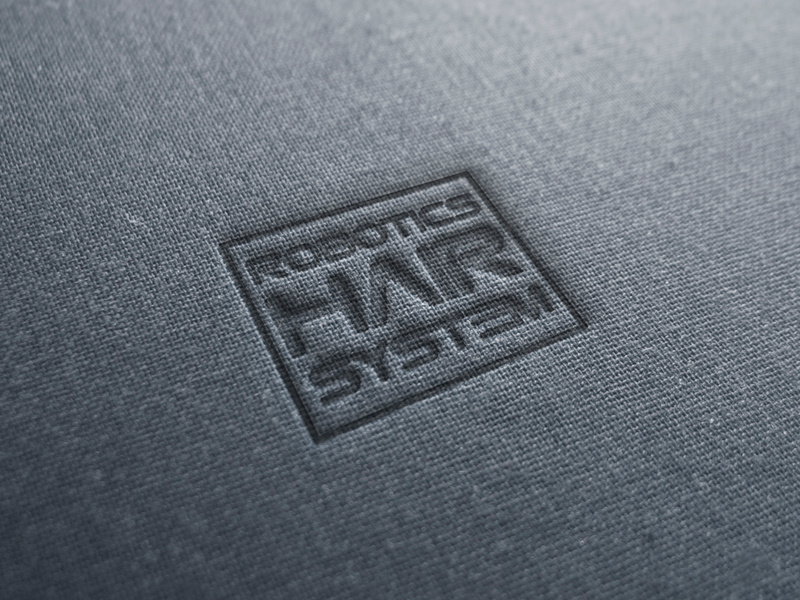 Robotics Hair System logotype icon design corporate logo branding