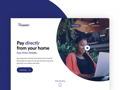 Easy Pay design interface design lagos state landing page nigeria product design ui uiux website