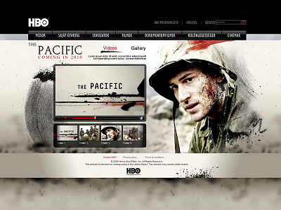 Pacific microsite hbo microsite pacific