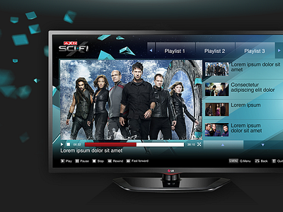 LG smart TV skin interface lg smart tv