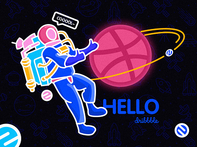 Hello dribbble ！！ 插图