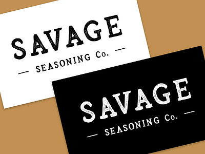 Savage Seasoning Co. Logo brand design brand identity branding design ecommerce logo logo design shopify