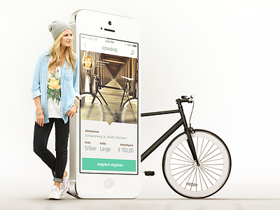 Bike App - COBE User Interface Design München app bike buy commerce ecommerce ios munchen sell trade
