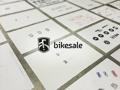 Bikesale Branding Sketches bike branding cobe cobemunich logo munchen munich münchen sketches