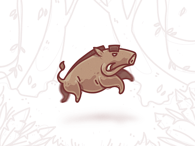 Oink Oink... animation boar cobe cobemunich icon illustration munich münchen pig ui ux