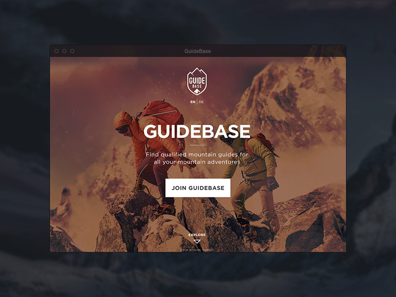 GuideBase cobe cobeisfresh cobemunich design guidebase munich münchen teaser page ui ux web website